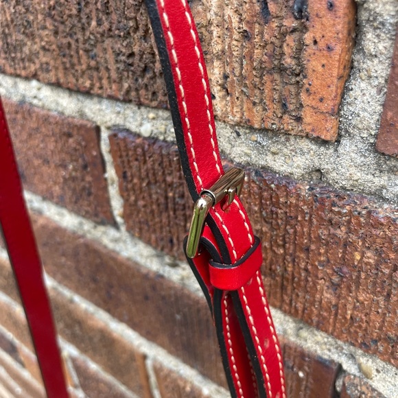RARE Dooney & Bourke Zebra Prints Leather N/S Crossbody Bag - Picture 6 of 11